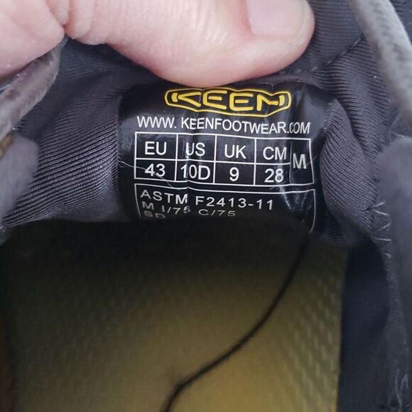 KEEN Shoe Mens 10 Atlanta Cool Low Height Breathable Steel Toe Work Utility Shoe main image 6